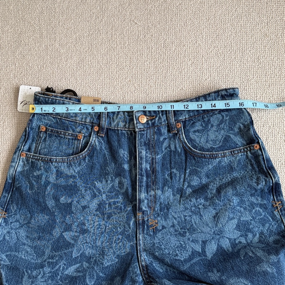 Free People x KSUBI playback imprint jean NWT - Picture 10 of 11